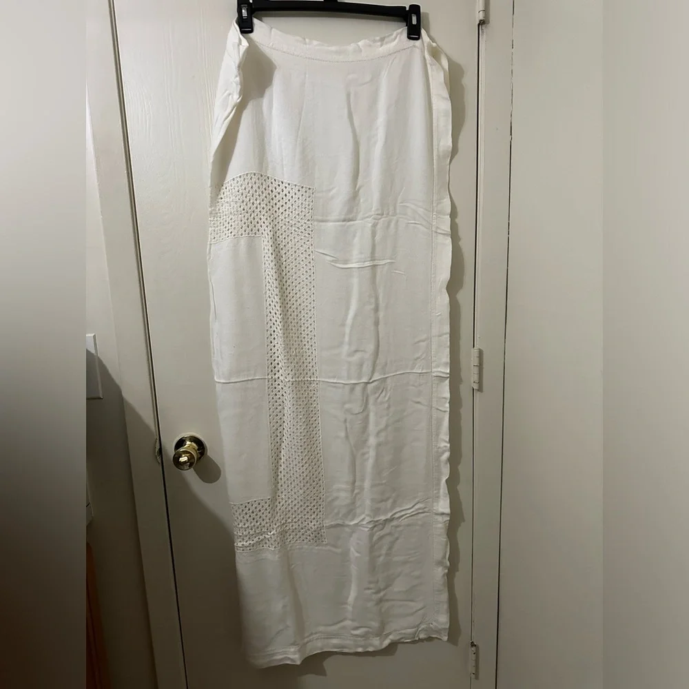 Vintage Table Cloth  42 x 53 off white